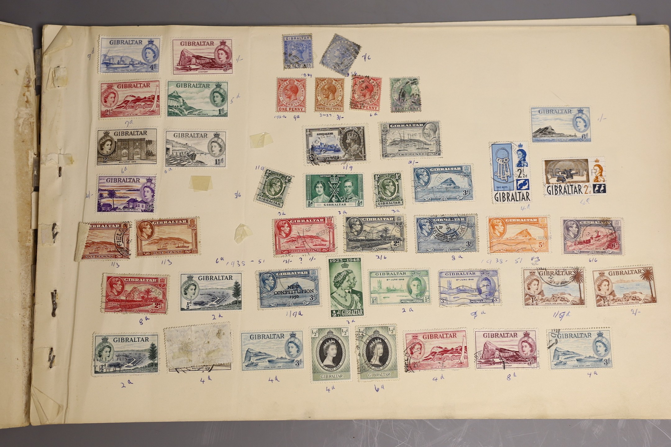 A collection of various British Imperial stamps, to include Britain, Gibraltar, Gold Coast, Malta, New Zealand etc.